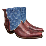10.5 Red & Designer Denim Canty Boots®
