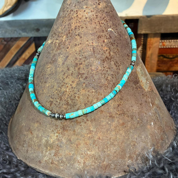 18" Sonoran Gold Turquoise Necklace