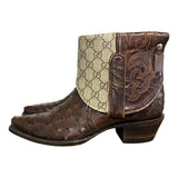 8.5 Exotic Brown & Designer Canty Boots®