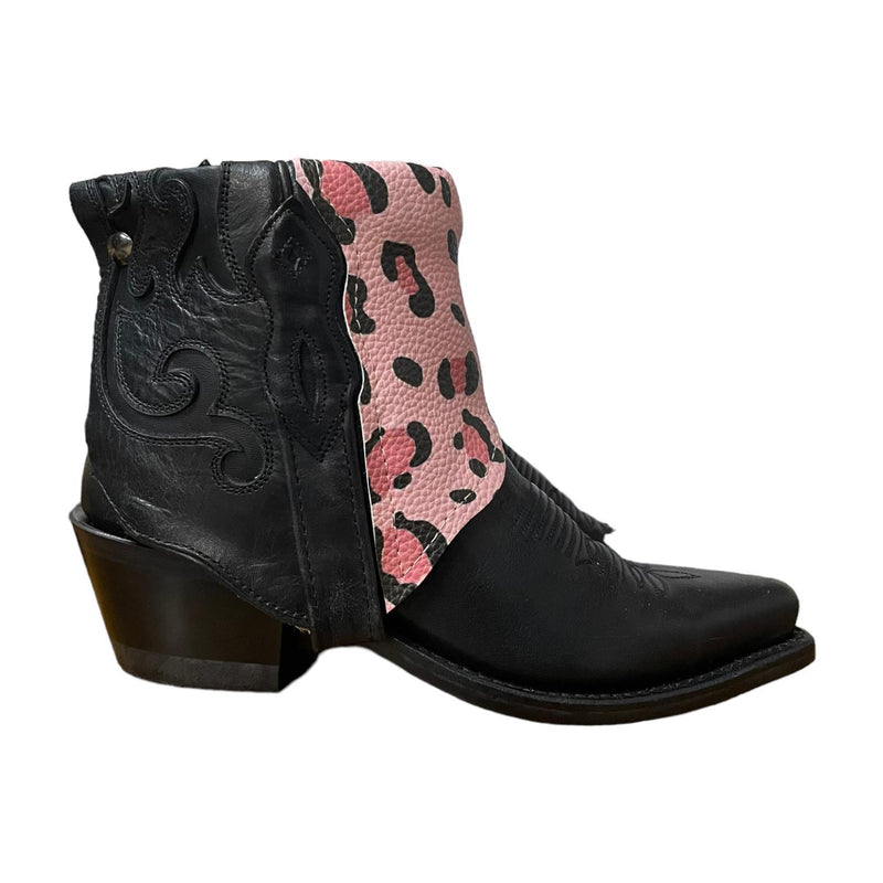 5 Black & Pink Leopard Canty Boots®