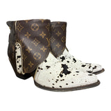 10 Brown & Cowhide with Designer Canty Boots®