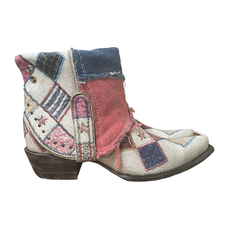 8.5 Patchwork & Denim Canty Boots®