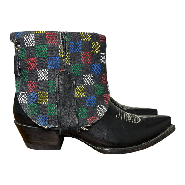 8 Black & Full Designer Denim Canty Boots®