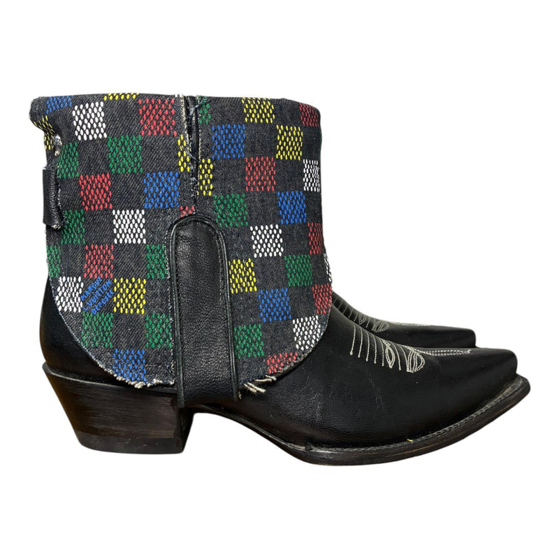 8 Black & Full Designer Denim Canty Boots®