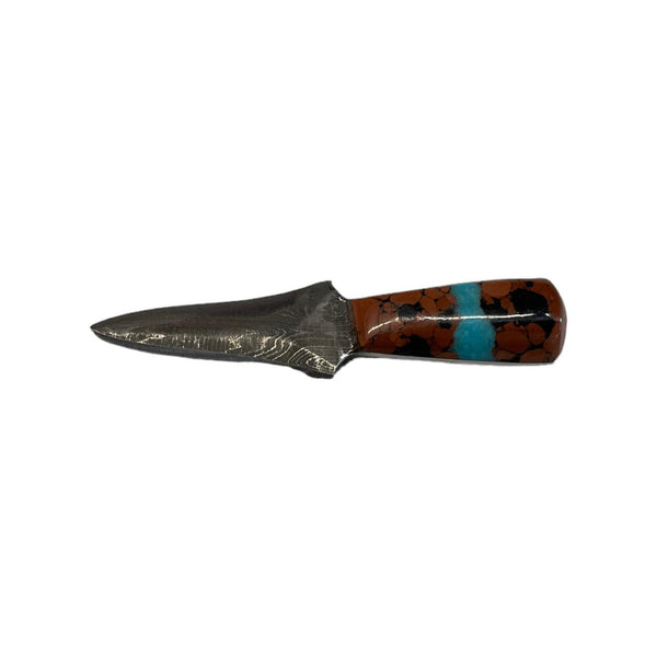 Brown & Turquoise Mini Dagger