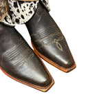 7 Brown & Spotted Hair-on Hide Canty Boots®