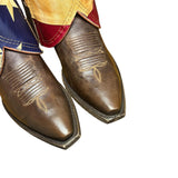 6.5 Dark Brown & American Flag Canty Boots®