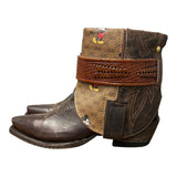 6 Embroidered Brown & Designer Canty Boots®