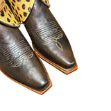 6.5 Brown & Spotted Hair-on Hide Canty Boots®