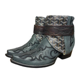 8.5 Embroidered Black & Designer Canty Boots®
