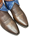 7.5 Brown & Designer Denim Canty Boots®