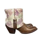 6.5 Brown & Floral Printed Canty Boots®