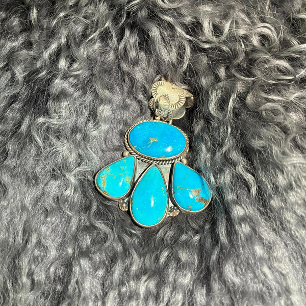 Sterling Silver Turquoise Pendant