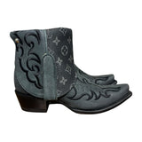 7.5 Embroidered Black & Designer Canty Boots®
