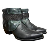 10 Black & Camo Leather Canty Boots®