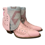 9 Studded Pink & Pastel Wool Canty Boots®