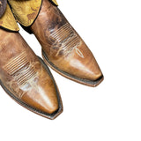 10 Two Toned & Moose Printed Leather Canty Boots®