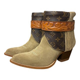 10 Tan Rough Out & Designer Canty Boots®