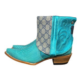 8 Metallic Turquoise & Exotic with Designer Canty Boots®