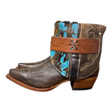 6.5 Brown & Spotted Hair-on Hide Canty Boots®