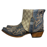 9 Embroidered Blue & Designer Canty Boots®