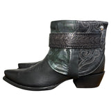 10 Black & Camo Leather Canty Boots®