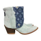 9.5 Baby Blue Rough Out & Designer Denim Canty Boots®