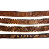 Vintage Name Belts