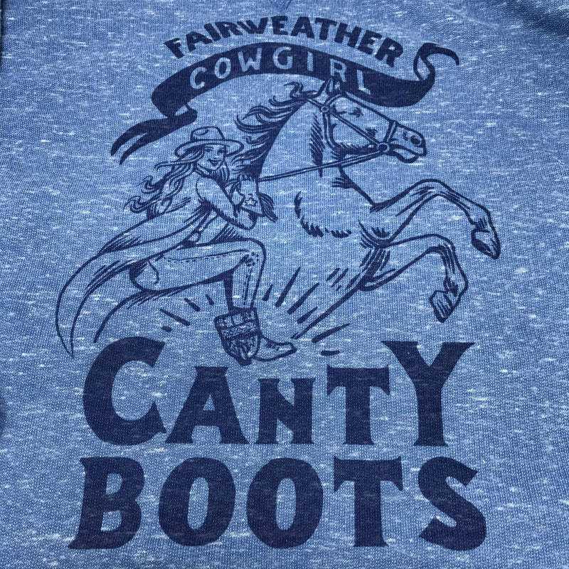 Blue Fairweather Cowgirl Sweatshirt - XXL Only