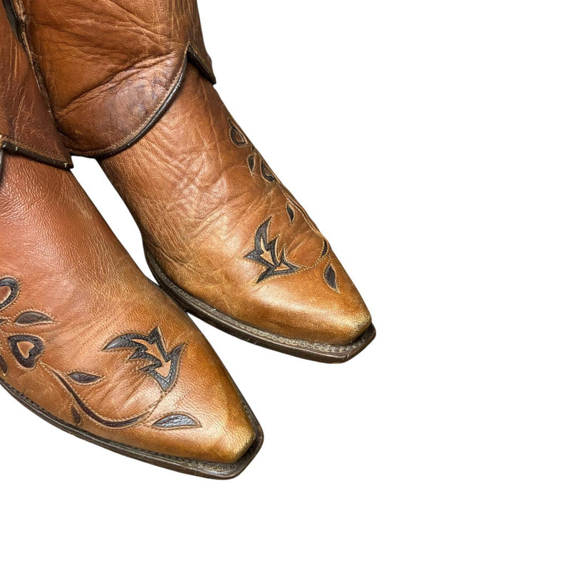 10 Tooled Brown Canty Boots®