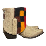 6.5 Embroidered Tan & Wool Canty Boots®