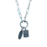 Canty Boots Backtag Charm Necklace