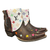 8.5 Brown & Star Inlay with Designer Canty Boots®