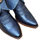 8 Americana Metallic Navy Blue & Denim Canty Boots®
