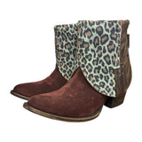 6.5 Two Toned & Light Blue Leopard Canty Boots®