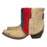 6.5 Embroidered Tan & Wool Canty Boots®