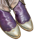 10 Metallic Purple & Silver Canty Boots®