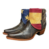 10 Dark Brown & American Flag Canty Boots®