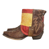 8 Dark Brown & American Flag Canty Boots®