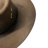 Dark Brown Western Hat - Size 6 3/4