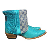 8 Metallic Turquoise & Exotic with Designer Canty Boots®