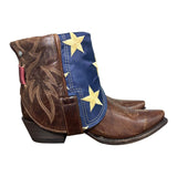 7.5 Brown & American Flag Canty Boots®