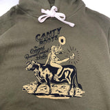 Olive Reversed Cowgirl Hoodie - XXL Only