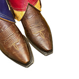 7 Dark Brown & American Flag Canty Boots®