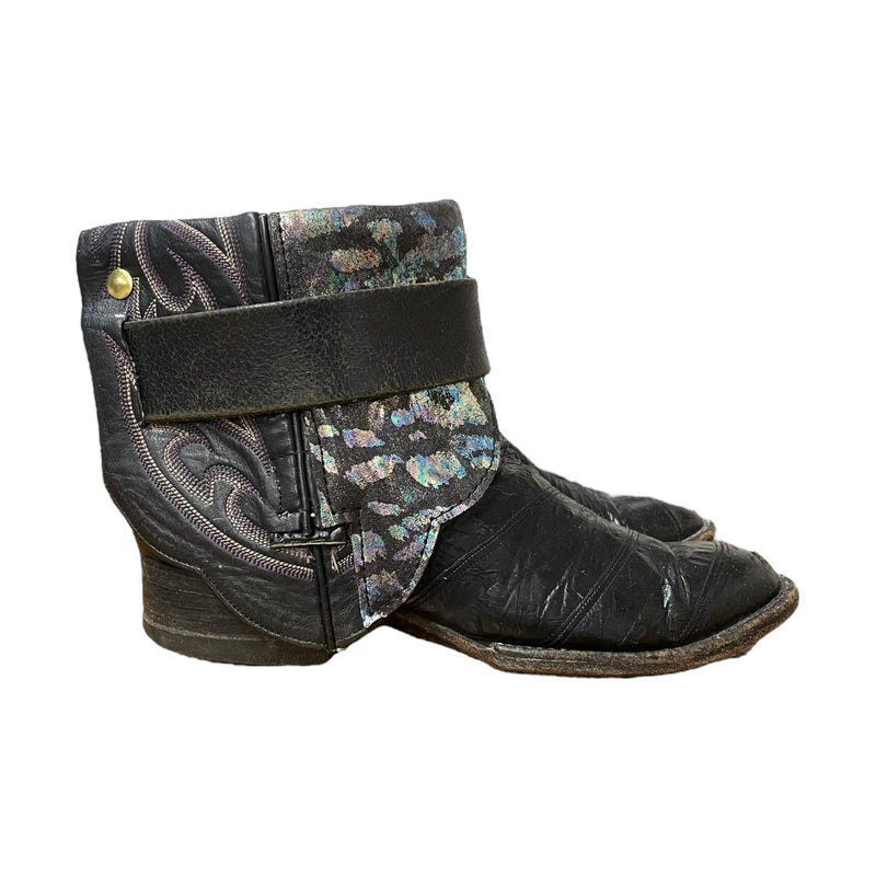 8 Black Exotic & Metallic Canty Boots®