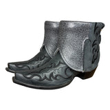 8.5 Embroidered Black & Leopard Canty Boots®