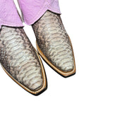 8 Pink Exotic & Designer Denim Canty Boots®