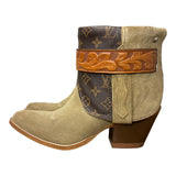 10 Tan Rough Out & Designer Canty Boots®