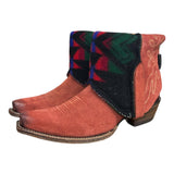 8.5 Red Rough Out & Wool Canty Boots®
