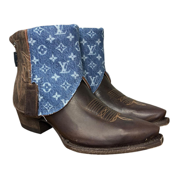 9.5 Brown & Designer Denim Canty Boots®